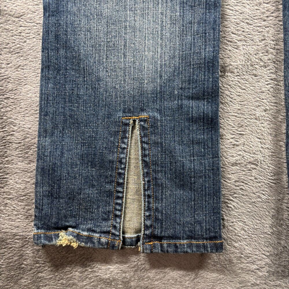 Apple Bottoms Women Jeans NWT Vintage Low Rise Flare Embellished Skulls 5/6 M137 - Picture 8 of 16